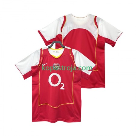 Billiga Fotbollströjor Arsenal 2004 Retro Hemma tröja 2005 Kortärmad